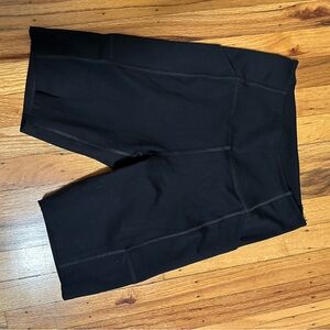 Girlfriend Collective Black High-Rise Bike Short with Pockets